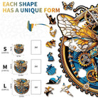 Retro Mechanical Butterfly Wooden Jigsaw Puzzle - KAAYEE Puzzle