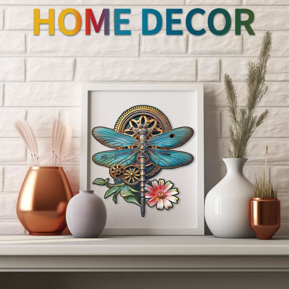 Retro Mechanical dragonfly Wooden Jigsaw Puzzle - KAAYEE Puzzle