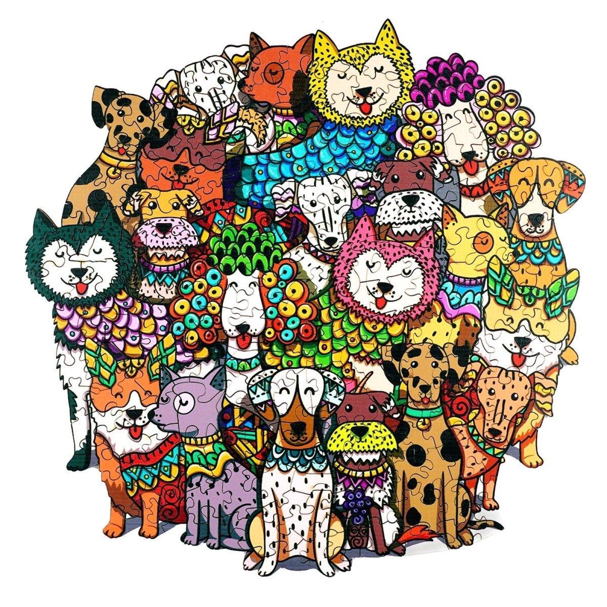 RICH DOG Wooden Jigsaw Puzzle - KAAYEE Puzzle