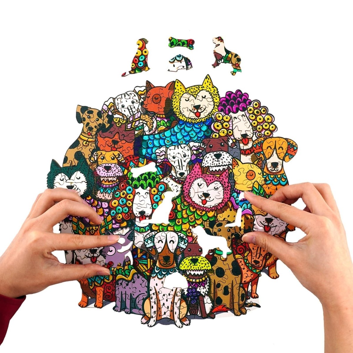 RICH DOG Wooden Jigsaw Puzzle - KAAYEE Puzzle
