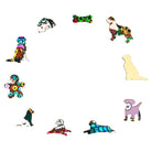 RICH DOG Wooden Jigsaw Puzzle - KAAYEE Puzzle