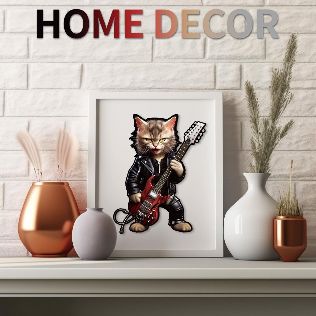 Rock Cat Wooden Jigsaw Puzzle - KAAYEE Puzzle