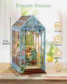 DIY Book Nook Kit,3D Wooden Puzzle