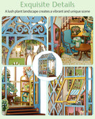 DIY Book Nook Kit,3D Wooden Puzzle