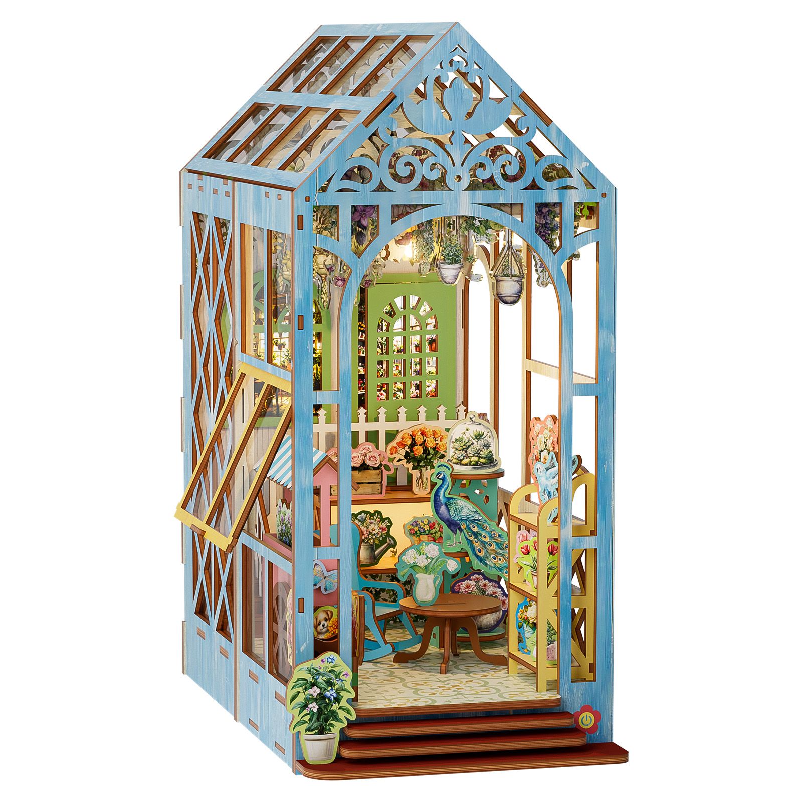 DIY Book Nook Kit,3D Wooden Puzzle