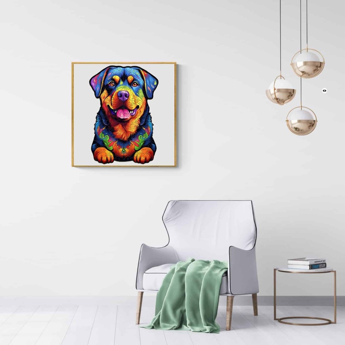 Rottweiler 2 Wooden Jigsaw Puzzle - KAAYEE Puzzle