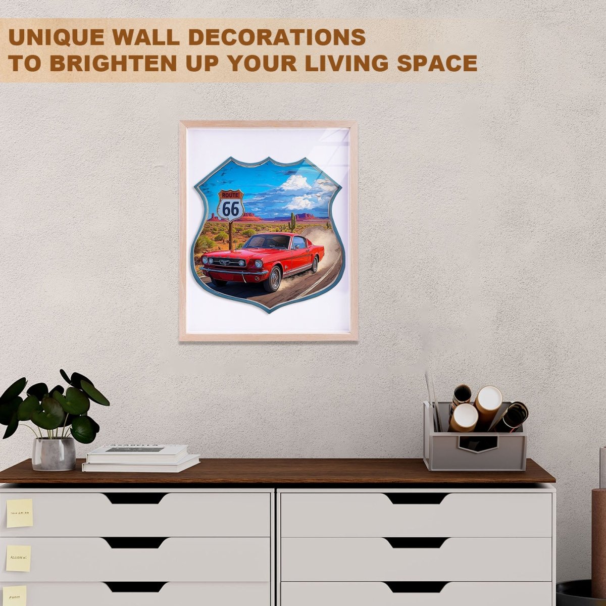 Route 66 Wooden Jigsaw Puzzle - KAAYEE Puzzle