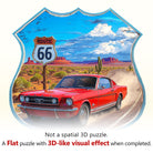 Route 66 Wooden Jigsaw Puzzle - KAAYEE Puzzle