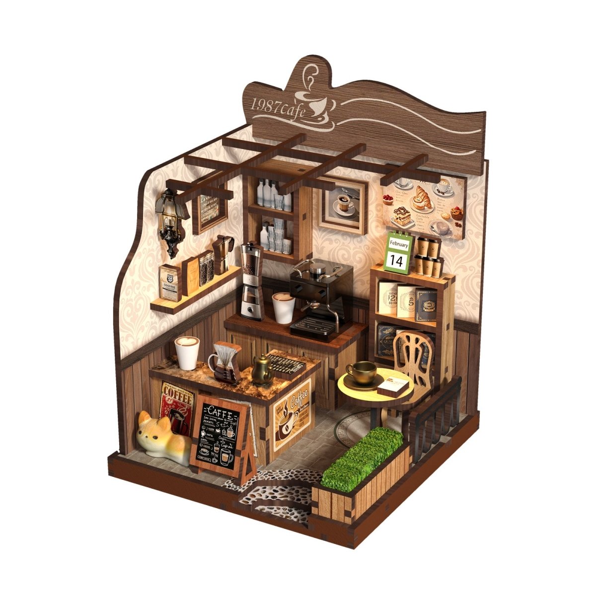 Rural Coffee Shop DIY Miniature House - KAAYEE Puzzle