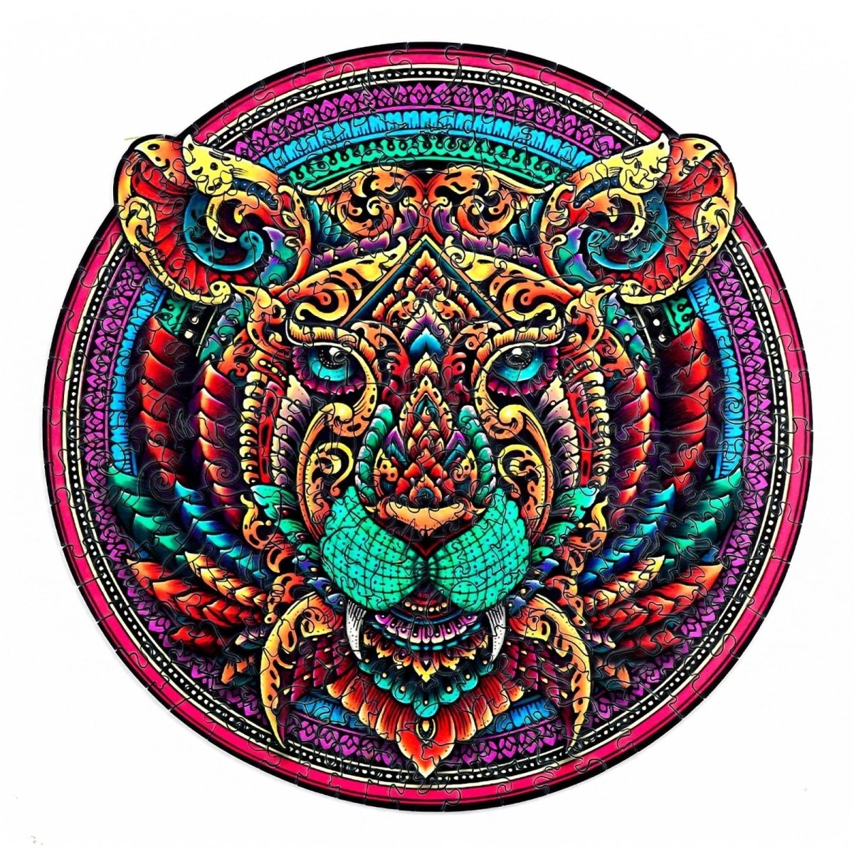 SACRED TIGER Wooden Jigsaw Puzzle - KAAYEE Puzzle