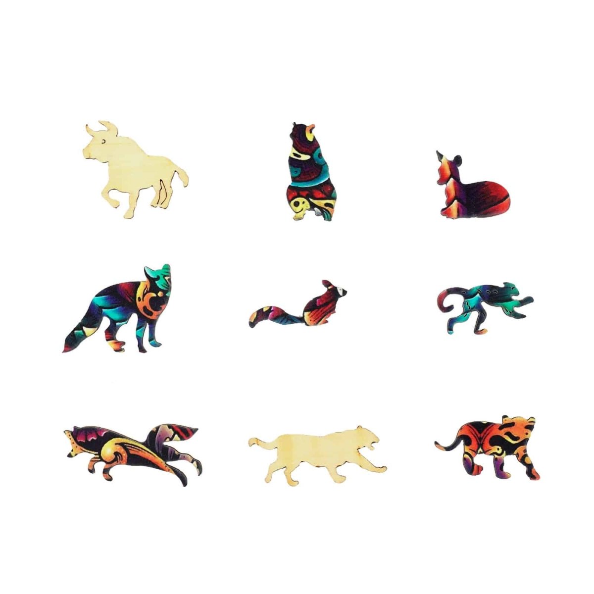 SACRED TIGER Wooden Jigsaw Puzzle - KAAYEE Puzzle