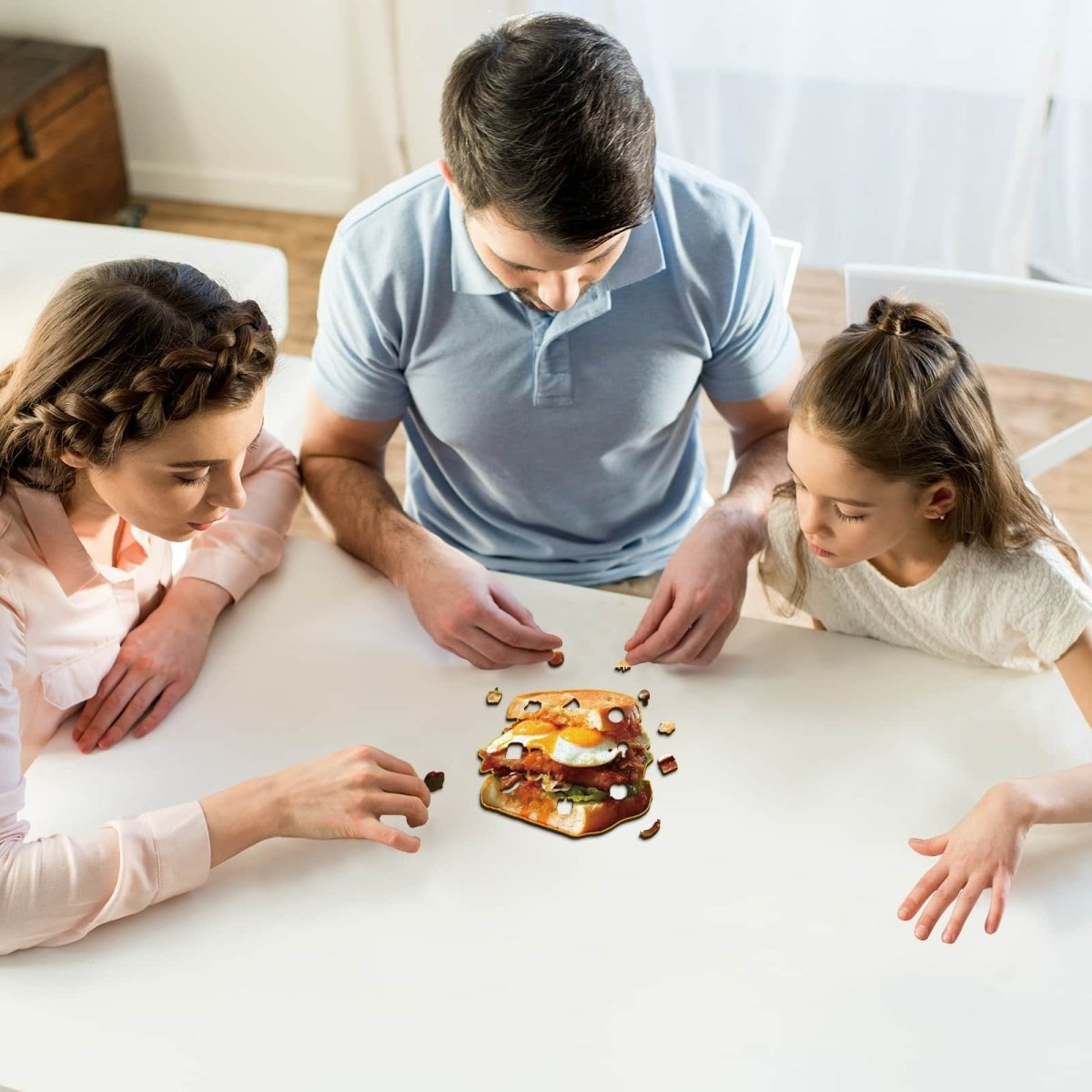 Sandwich Wooden Jigsaw Puzzle - KAAYEE Puzzle