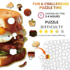 Sandwich Wooden Jigsaw Puzzle - KAAYEE Puzzle