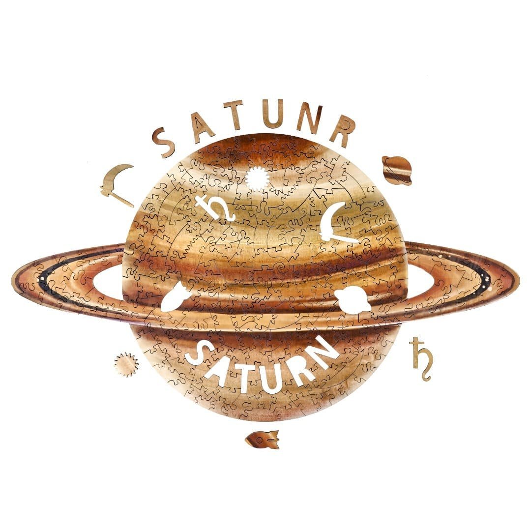 SATURN Wooden Jigsaw Puzzle - KAAYEE Puzzle