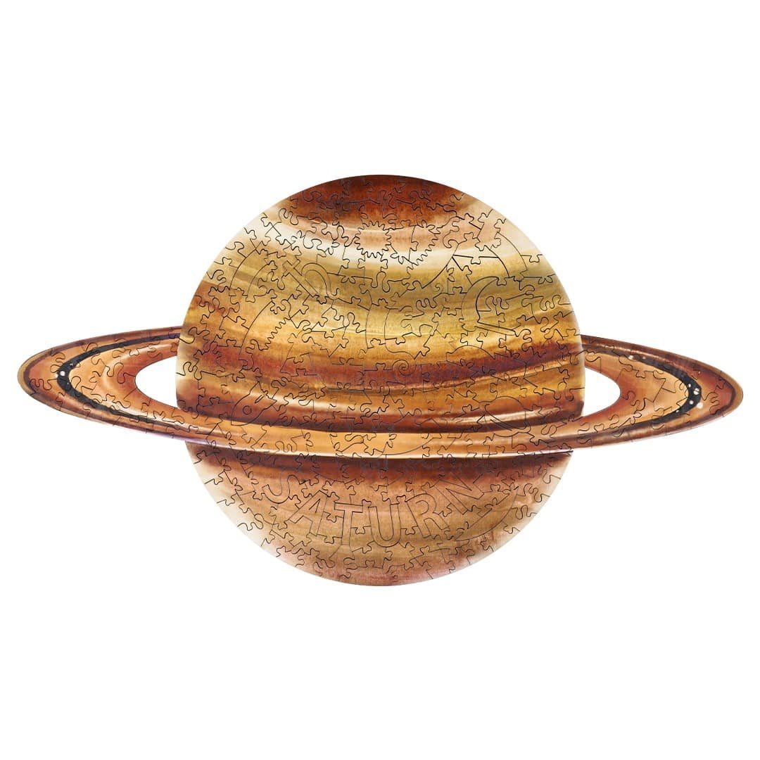 SATURN Wooden Jigsaw Puzzle - KAAYEE Puzzle