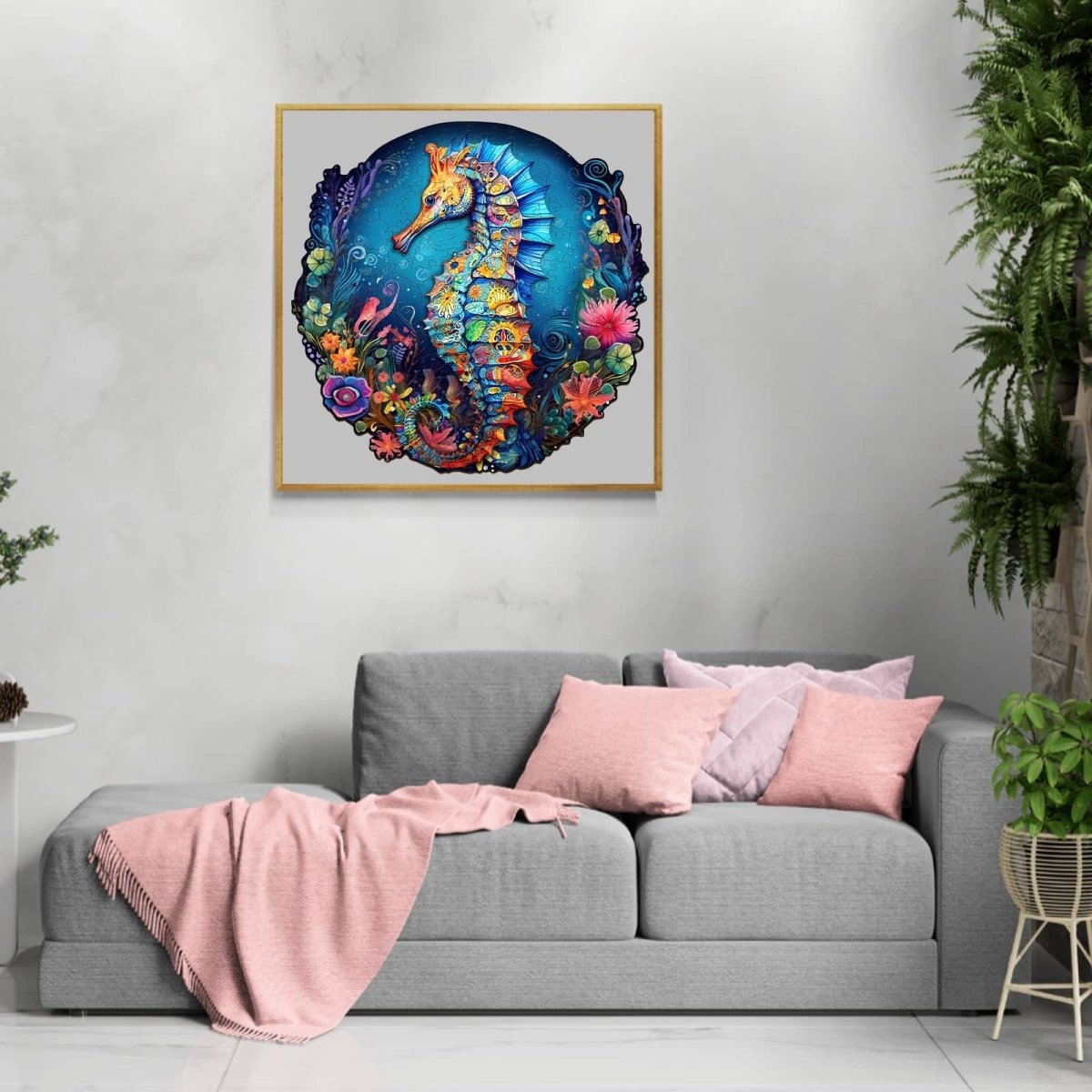 Seahorse 2 Wooden Jigsaw Puzzle - KAAYEE Puzzle