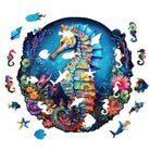 Seahorse 2 Wooden Jigsaw Puzzle - KAAYEE Puzzle