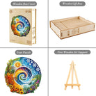 Seasons of Life Wooden Jigsaw Puzzle - KAAYEE Puzzle