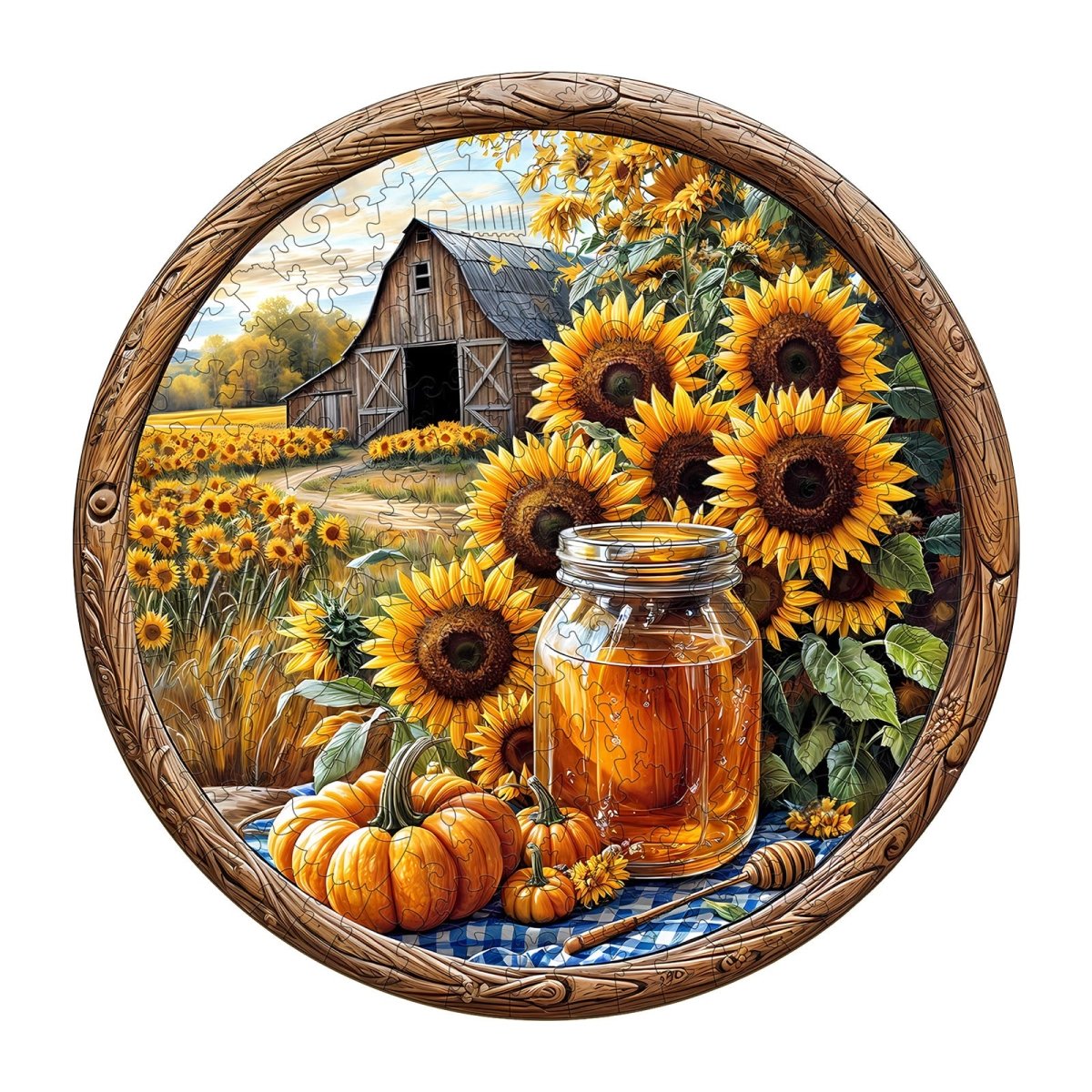 seek and find bees Wooden Jigsaw Puzzle - KAAYEE Puzzle