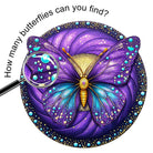 Seek and Find Butterflies Wooden Jigsaw Puzzle - KAAYEE Puzzle