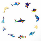 SHAKE SHARK Wooden Jigsaw Puzzle - KAAYEE Puzzle