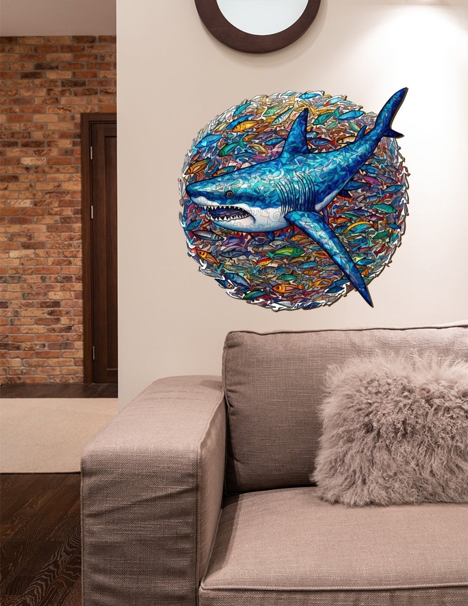 Shark Wooden Jigsaw Puzzle - KAAYEE Puzzle