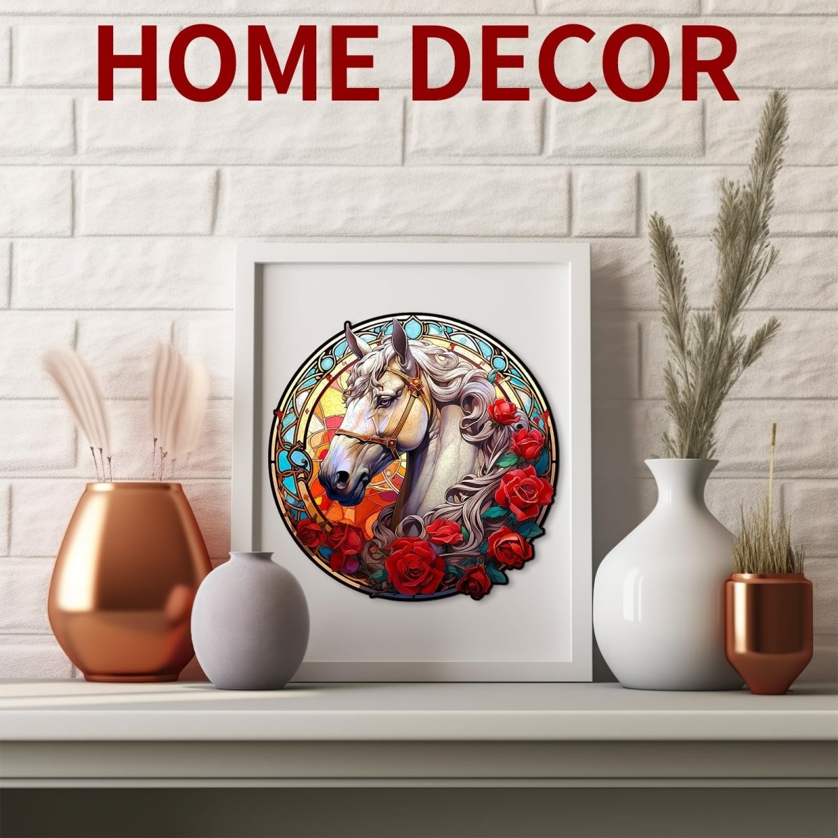 Shiny Horse Wooden Jigsaw Puzzle - KAAYEE Puzzle
