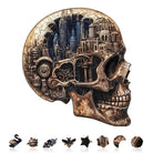 Skull City Wooden Jigsaw Puzzle - KAAYEE Puzzle