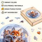Sleigh fox Wooden Jigsaw Puzzle - KAAYEE Puzzle