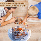 Sleigh fox Wooden Jigsaw Puzzle - KAAYEE Puzzle