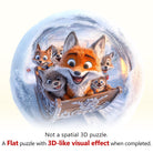 Sleigh fox Wooden Jigsaw Puzzle - KAAYEE Puzzle