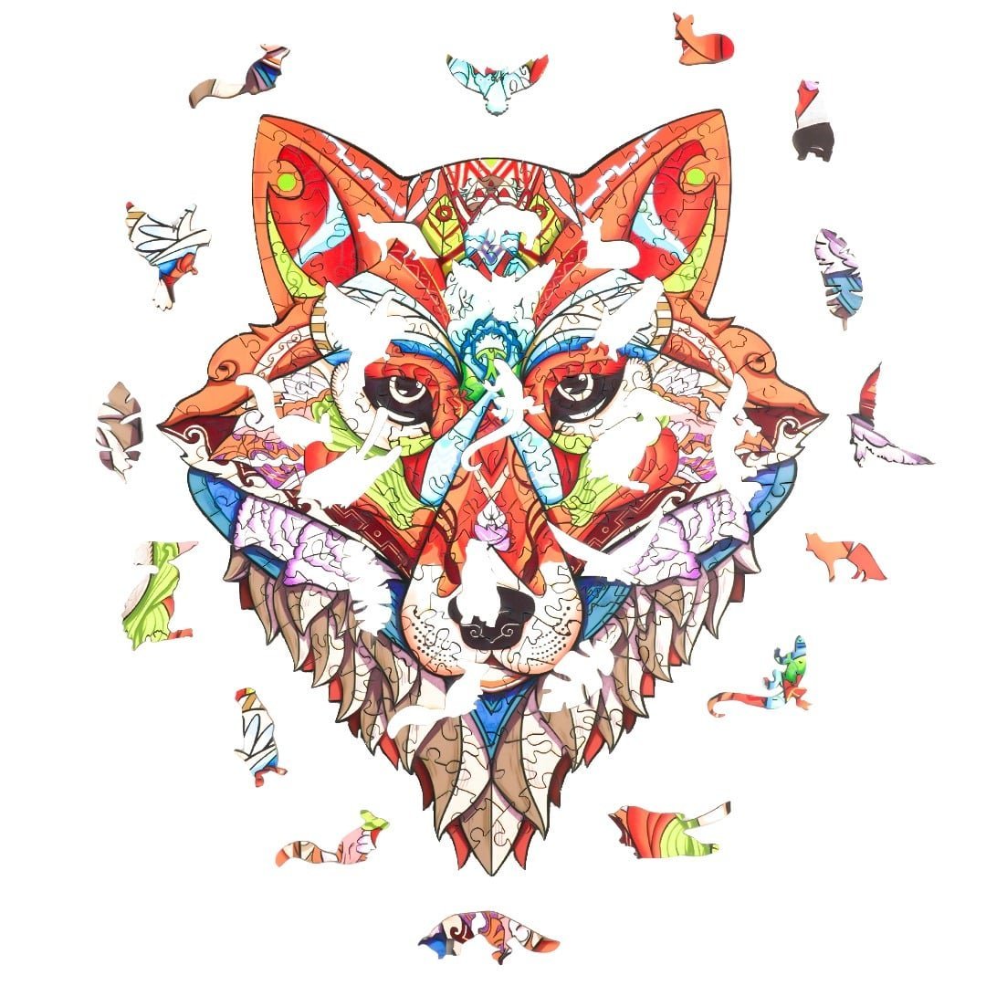 SLY FOX Wooden Jigsaw Puzzle - KAAYEE Puzzle