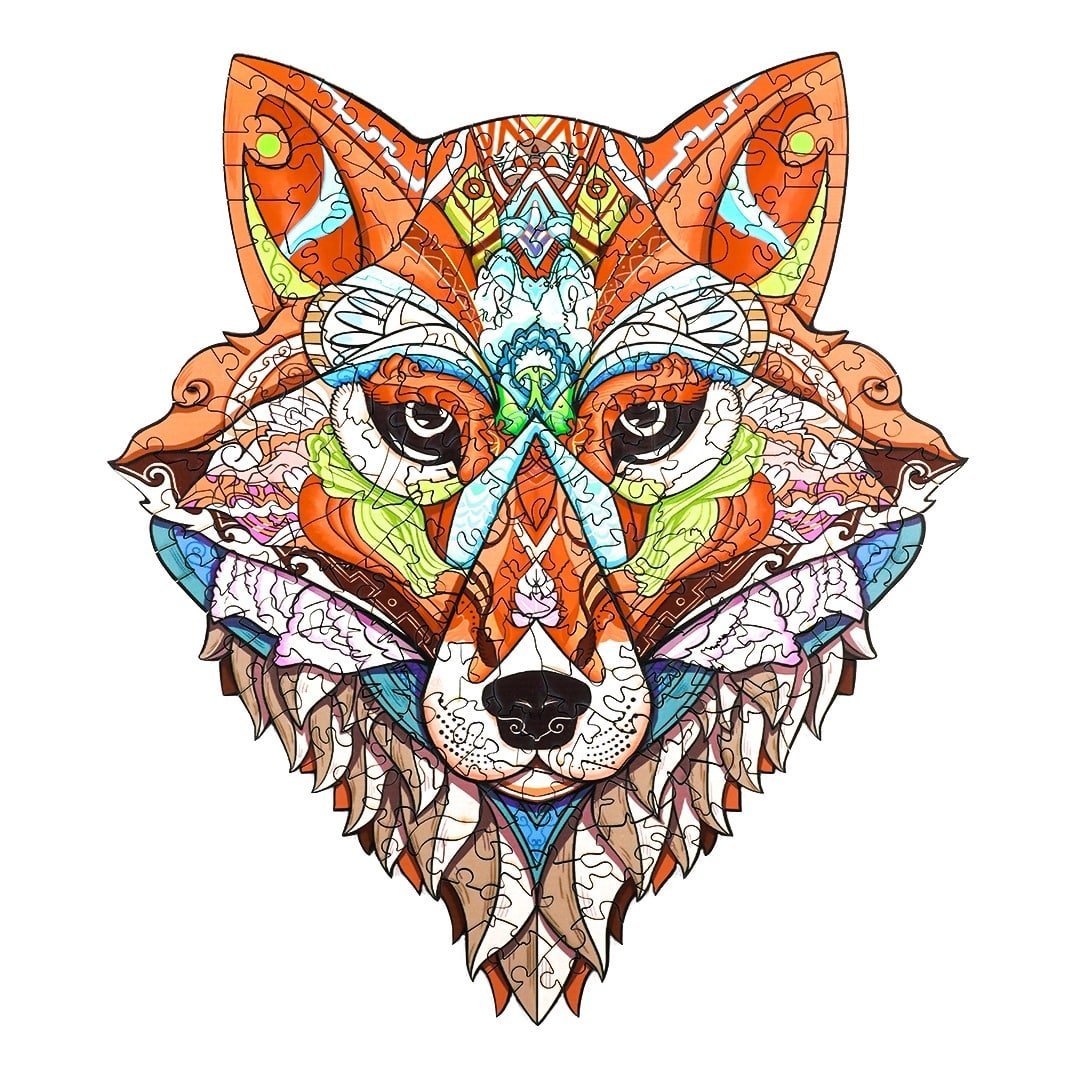 SLY FOX Wooden Jigsaw Puzzle - KAAYEE Puzzle