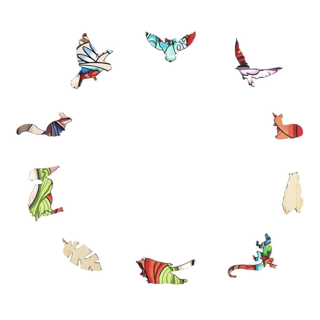 SLY FOX Wooden Jigsaw Puzzle - KAAYEE Puzzle