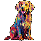 Smile Golden retriever Wooden Jigsaw Puzzle - KAAYEE Puzzle