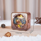 Snow Mountain Cabin Night Light - KAAYEE Puzzle