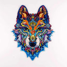 SNOW WOLF Wooden Jigsaw Puzzle - KAAYEE Puzzle