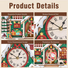 Snowy Christmas House Wooden Clock Kit - KAAYEE Puzzle