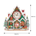 Snowy Christmas House Wooden Clock Kit - KAAYEE Puzzle