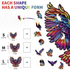 Soaring Eagle Wooden Jigsaw Puzzle - KAAYEE Puzzle
