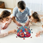 Squirrel Friends Wooden Jigsaw Puzzle - KAAYEE Puzzle