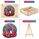 Squirrel Friends Wooden Jigsaw Puzzle - KAAYEE Puzzle