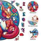 Squirrel Friends Wooden Jigsaw Puzzle - KAAYEE Puzzle