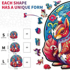 Squirrel Friends Wooden Jigsaw Puzzle - KAAYEE Puzzle