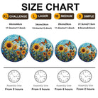 Stained Glass Sunflower Wooden Jigsaw Puzzle - KAAYEE Puzzle