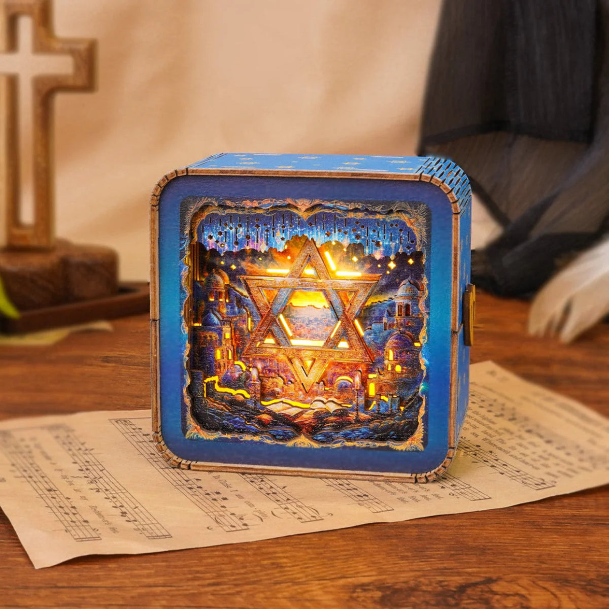 Star of David Night Light - KAAYEE Puzzle