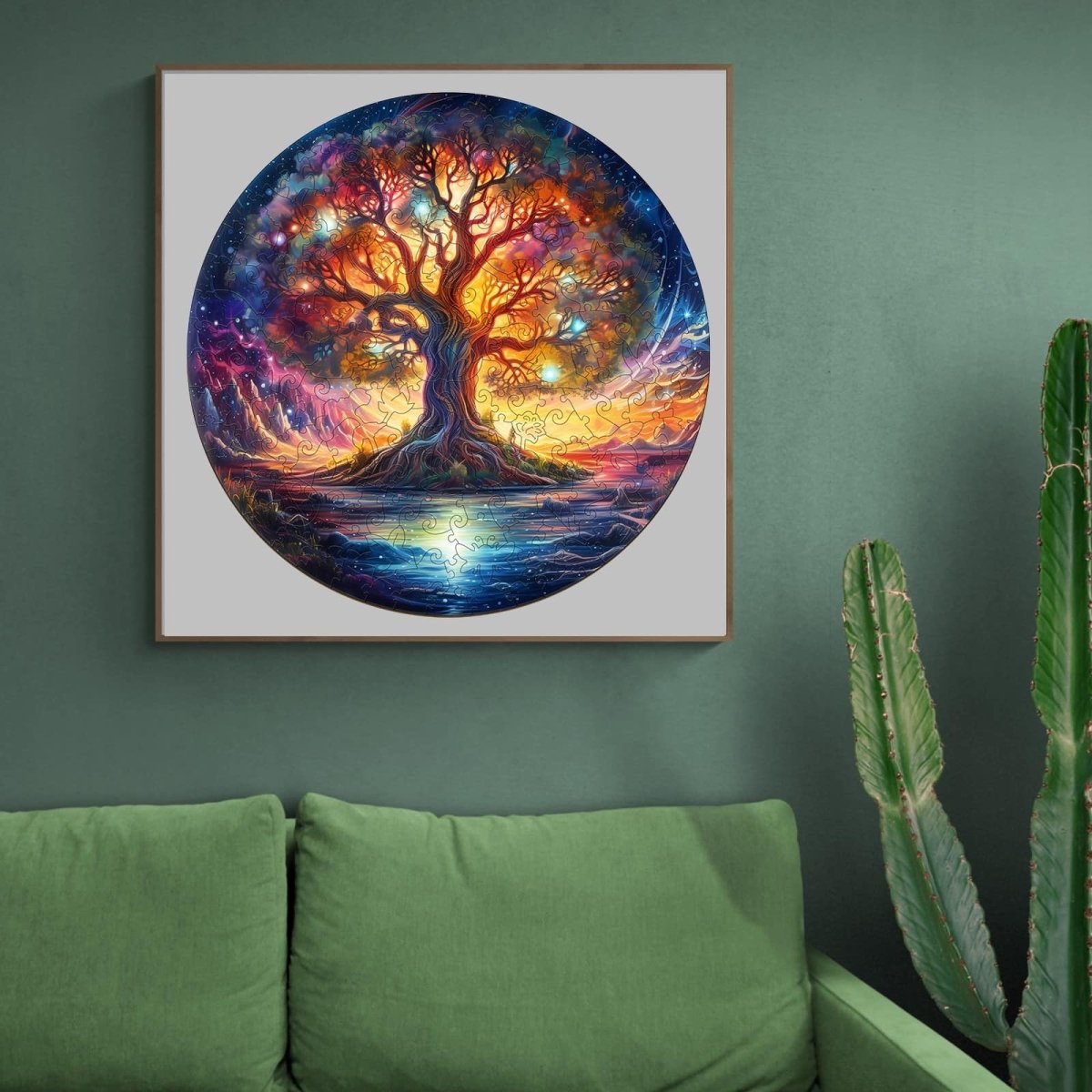 Starry Night Tree of Life Wooden Jigsaw Puzzle - KAAYEE Puzzle