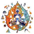 Starry Sky Meditation Wooden Jigsaw Puzzle - KAAYEE Puzzle