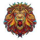 STATELY LION Wooden Jigsaw Puzzle - KAAYEE Puzzle
