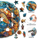 Steady Sea Turtle Wooden Jigsaw Puzzle - KAAYEE Puzzle